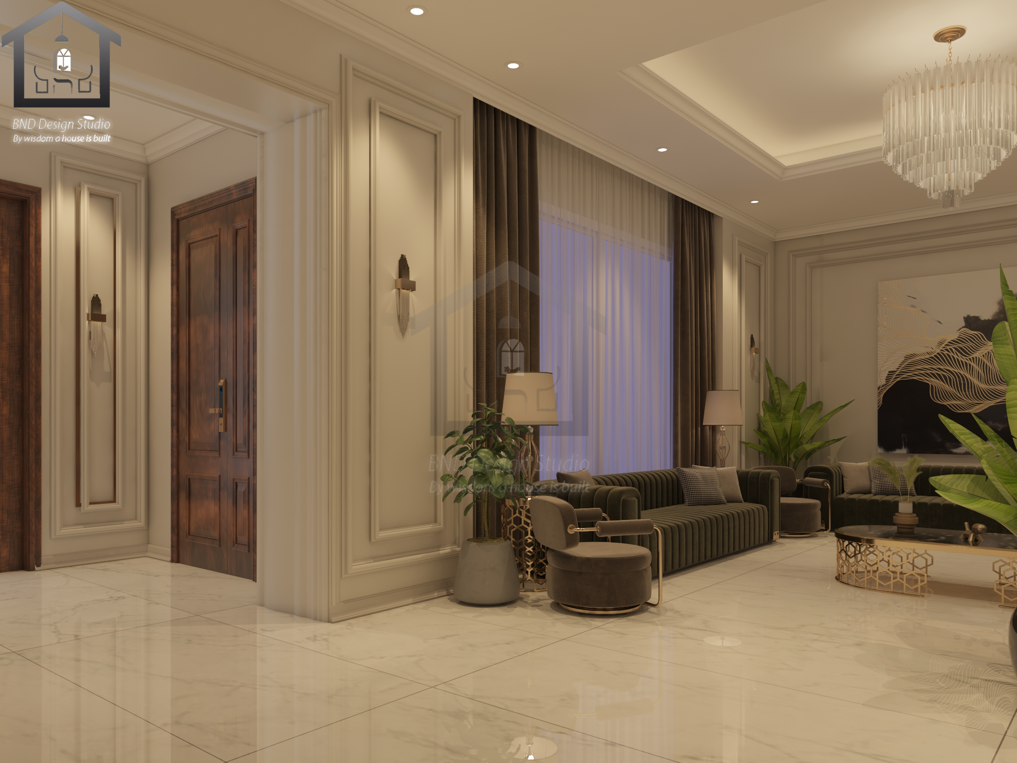Interior Lighting design - Private Villa - KSA-17