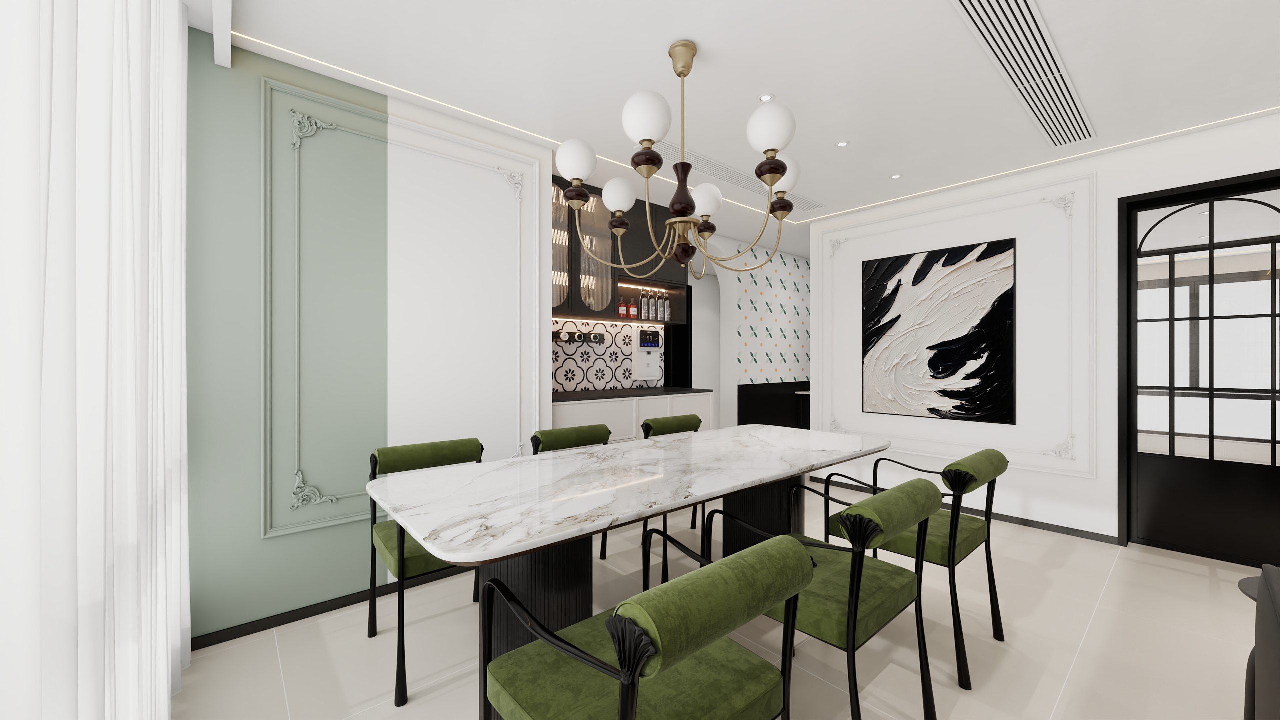 四川成都澳洲湾（225平方简约法式四居室）-15