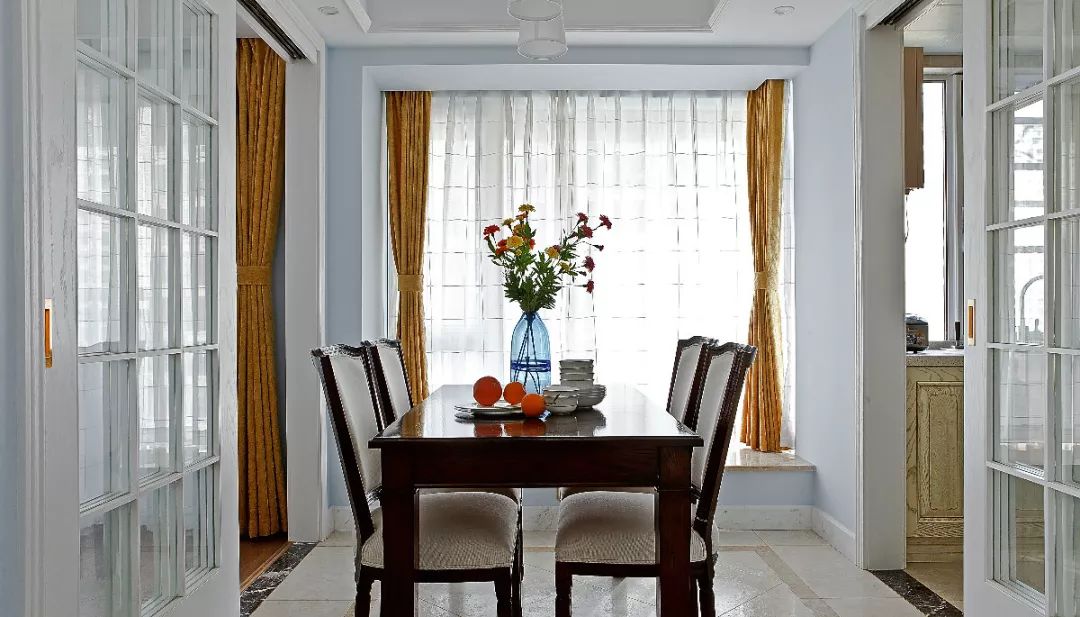 咸阳 105㎡现代美式,蓝白优雅调,活力情趣风!-22