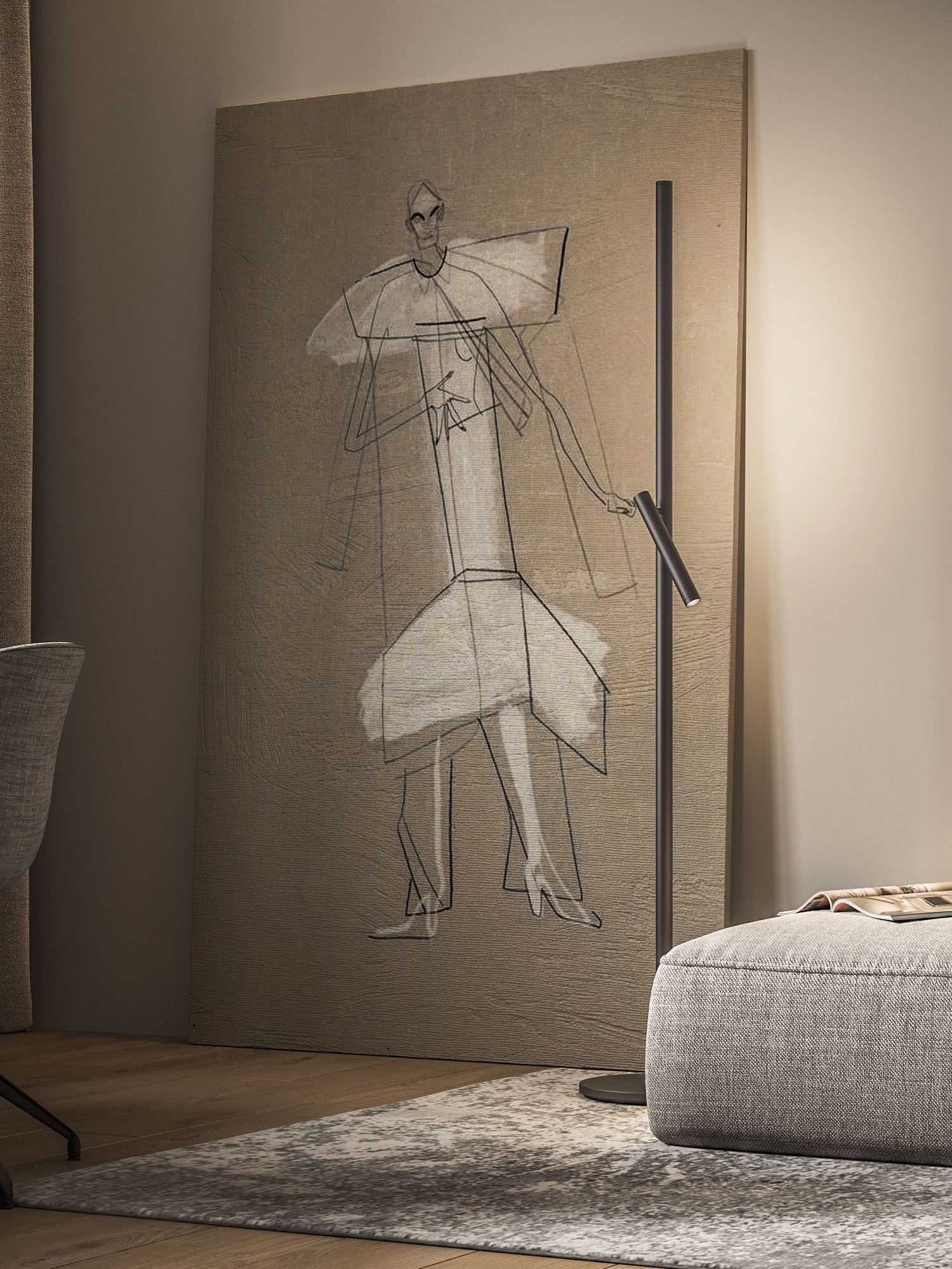 乌克兰75㎡小空间住宅设计-14