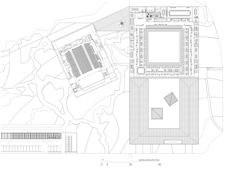 马拉加大学总部及礼堂丨西班牙马拉加丨Alcolea+Tárrago Arquitectos-59