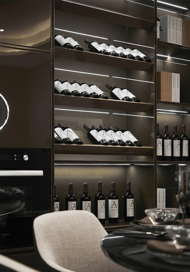 ML·A 设计 | 水墨清欢 玄关,金属与自然纹理的完美融合-22