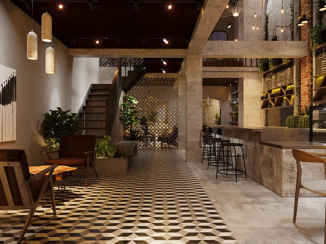 3D 模型室内咖啡 53 场景文件 3dsma·丨LeDacTung-5