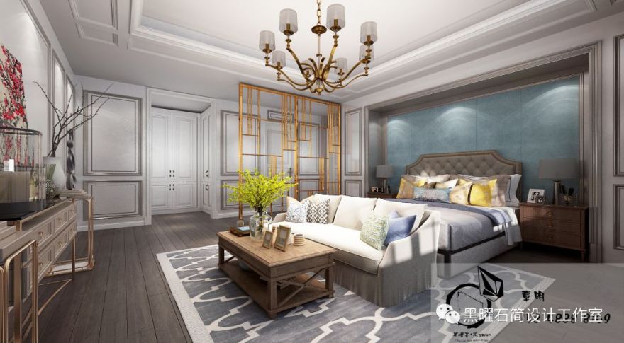 三代同堂共享天伦,美式轻奢幸福之家-43