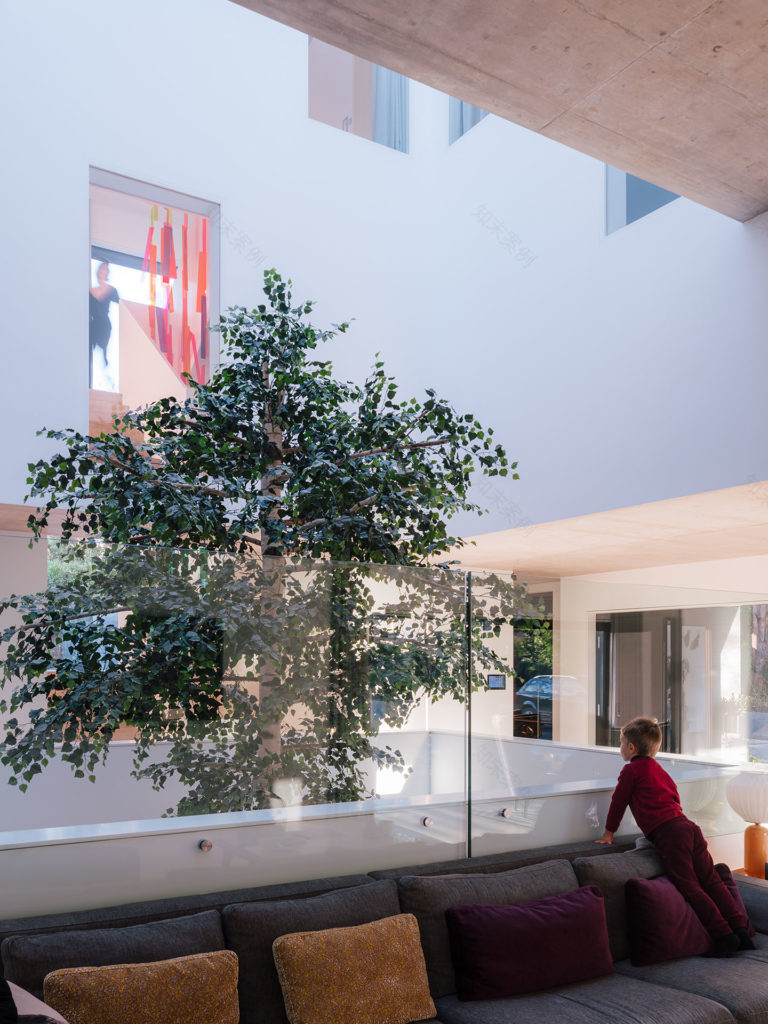 色彩螺旋楼梯,自然元素与建筑设计的完美融合-8