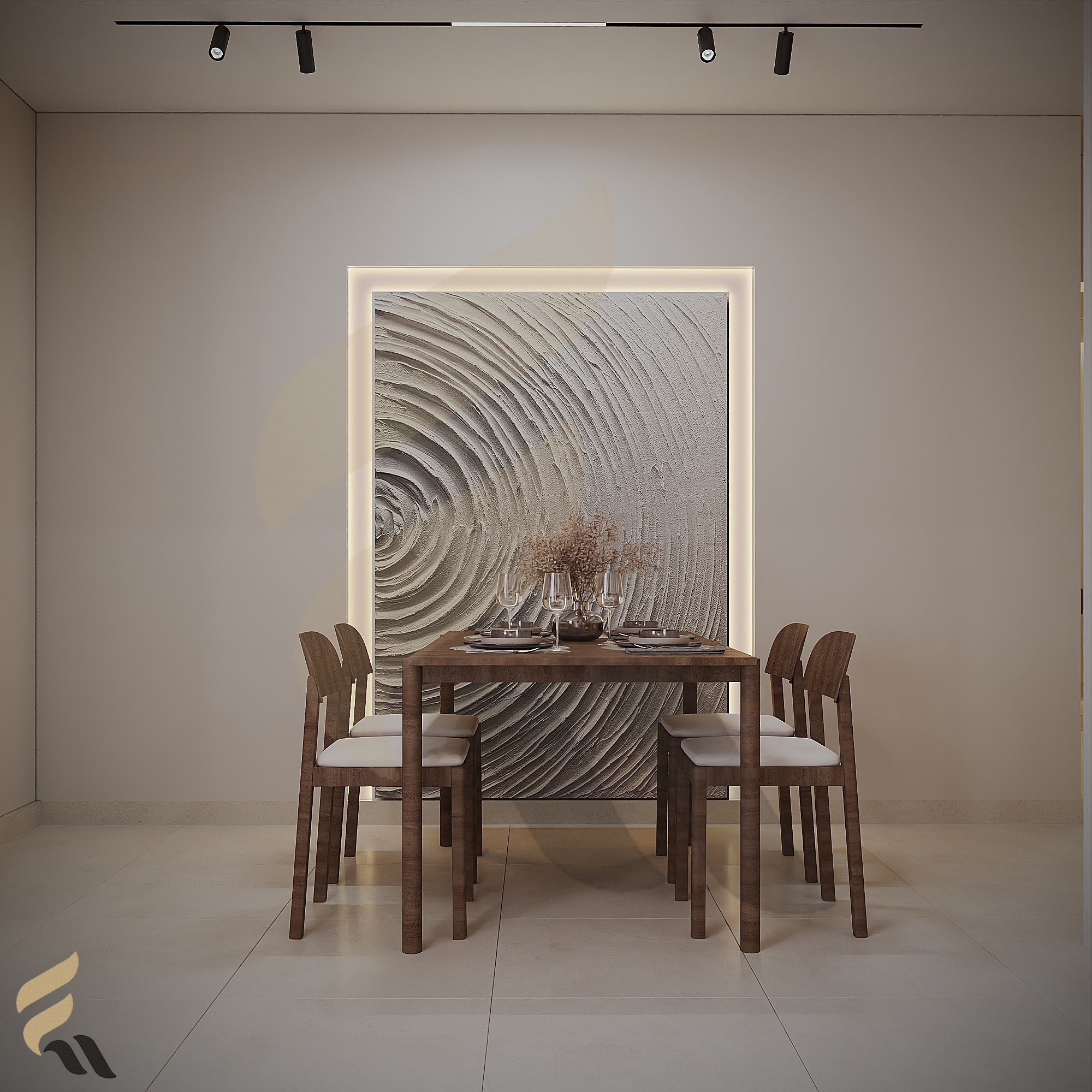 Modern Minimal Living Room Interior Design-3