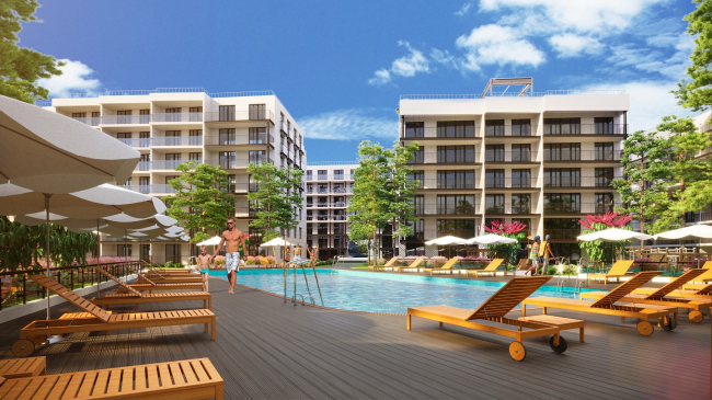 Апарт  отель «Европа»（“欧洲”公寓酒店）丨俄罗斯克拉斯诺达尔丨Мезонпроект（梅松项目工作室）-32