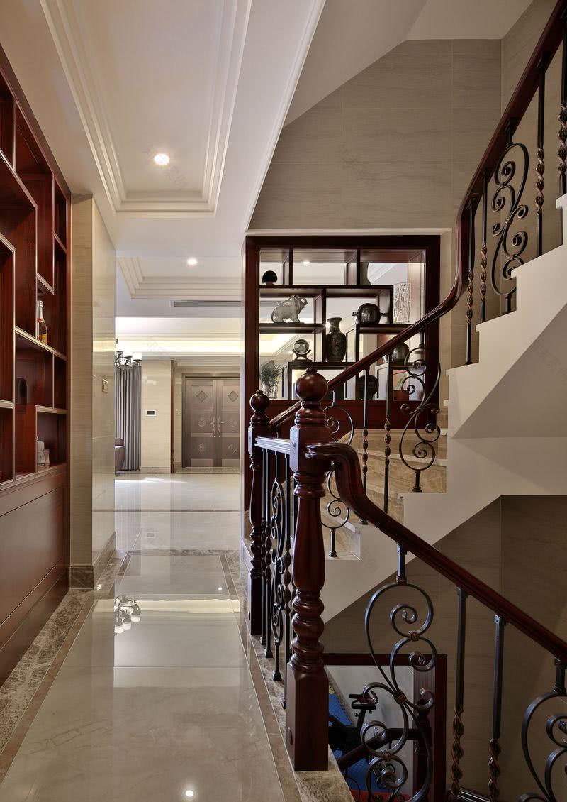 华润橡树湾现代中式别墅空间设计-13