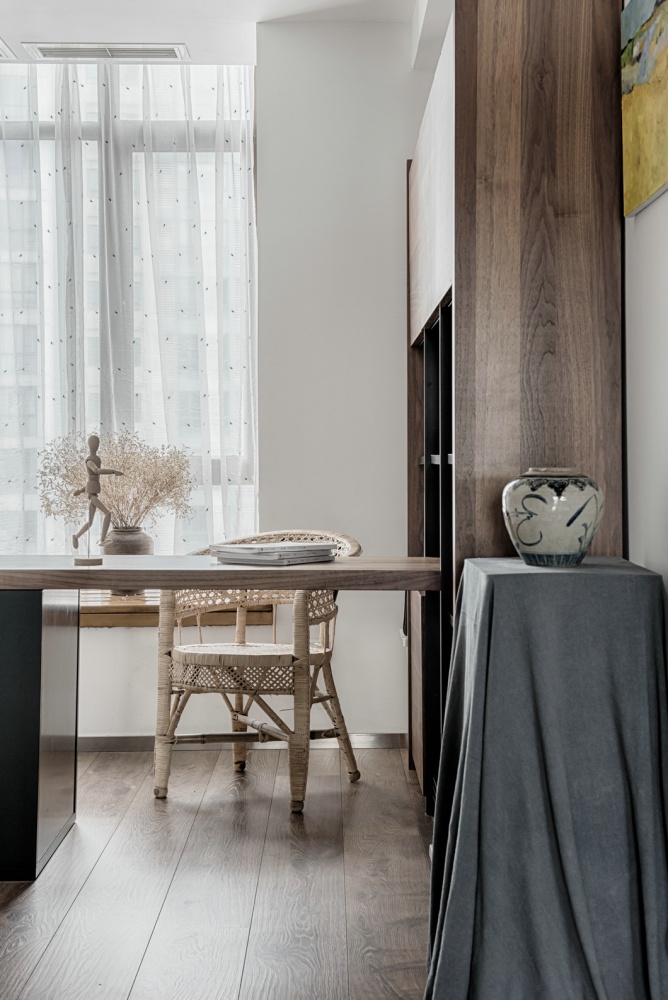 110㎡现代风格珠江太阳城住宅  KD室内设计-11