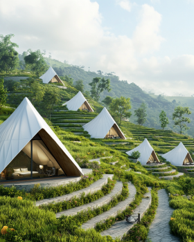 和平富良农场民宿丨越南丨Vo Huu Linh Architects