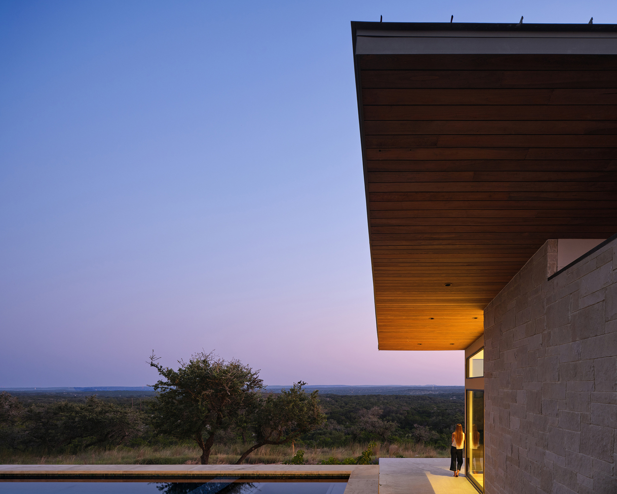 德州山间“梯田”住宅丨美国德克萨斯-33