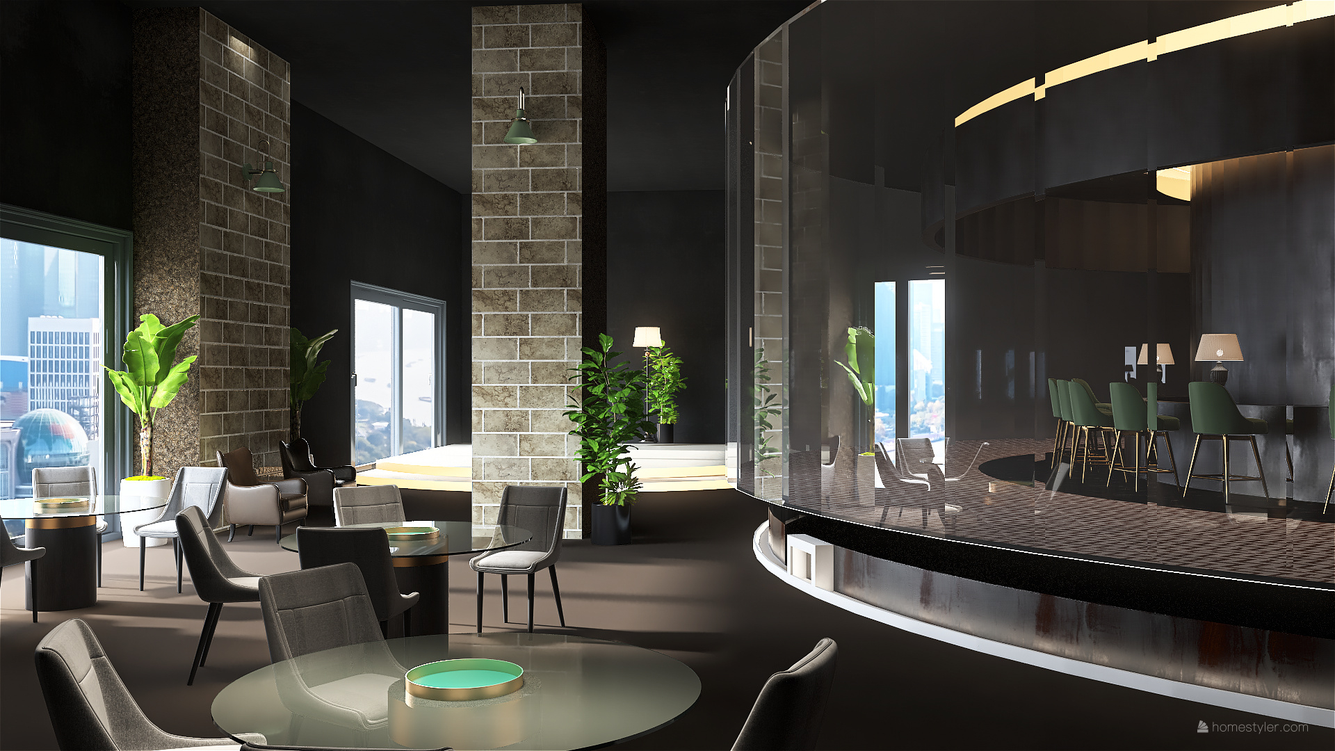 Restaurant Design - 3D concept-6