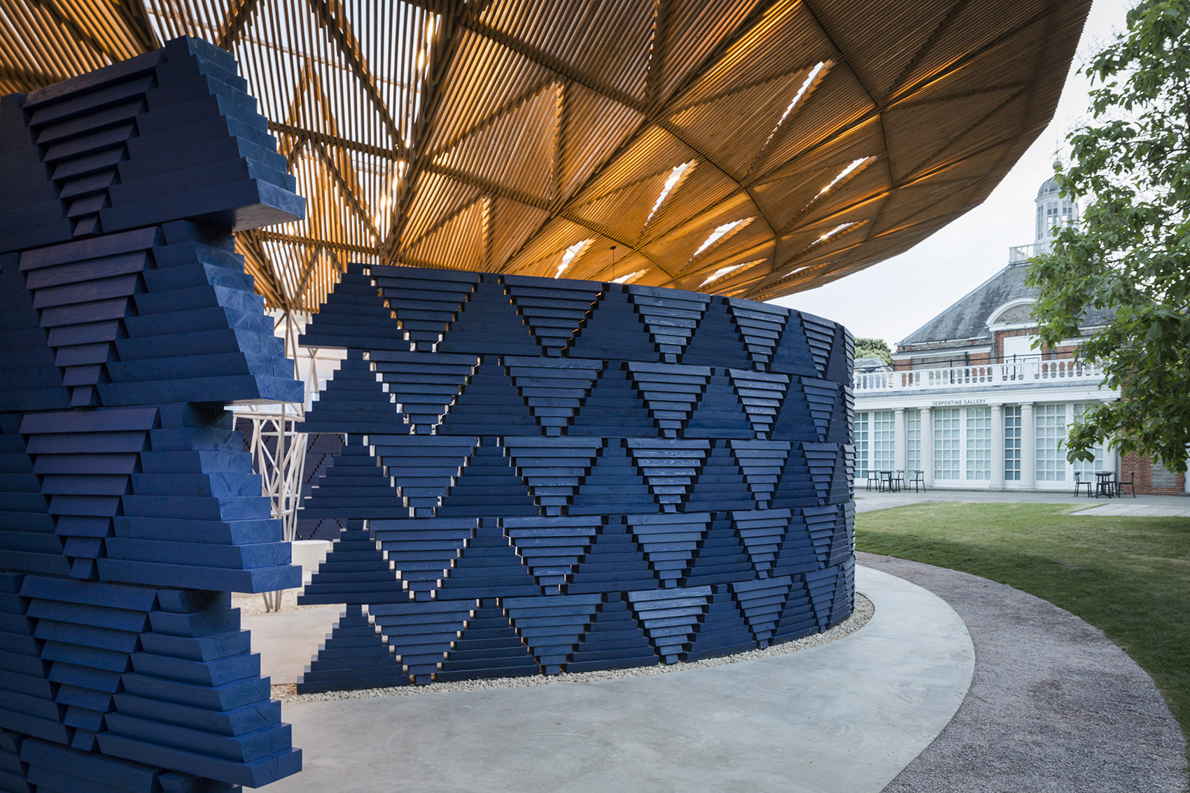 蛇形展厅2017，伦敦 / Kéré Architecture-54