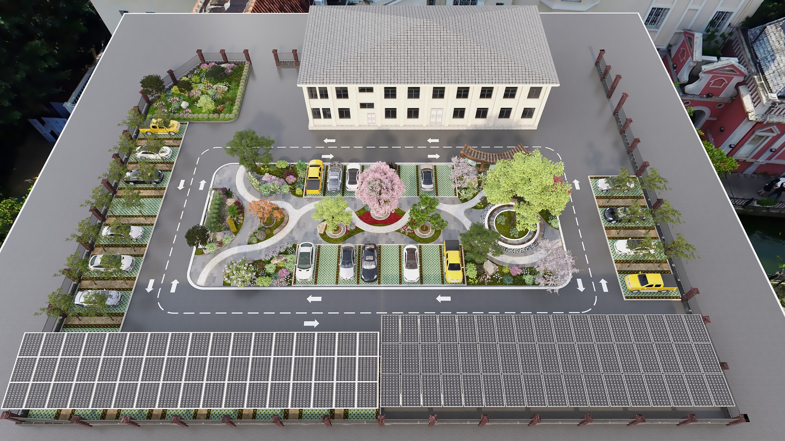 国家电网基层供电所园林景观设计-3