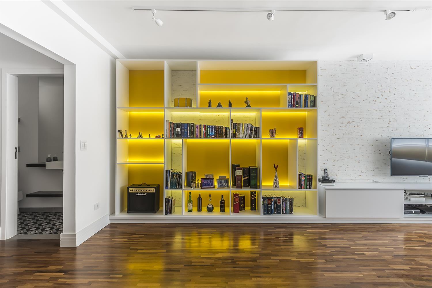 巴西圣保罗 Apartamento Perdizes 278 公寓 | 木质与白色的诗意融合-2