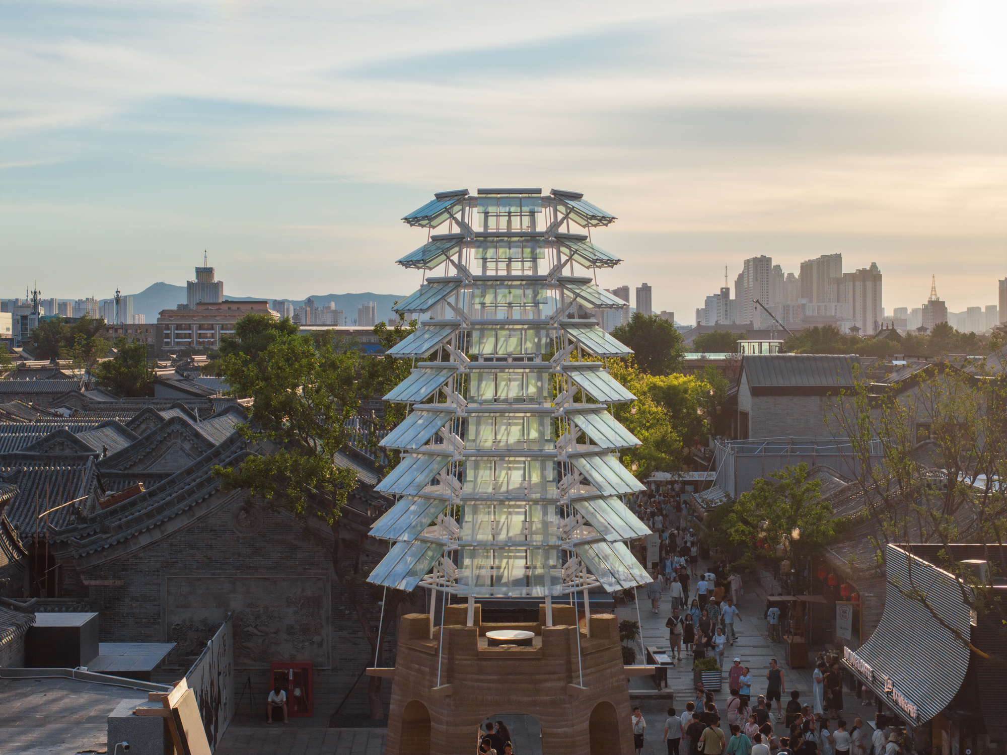 大同古城东南邑丝路塔丨中国大同丨象界设计机构-7