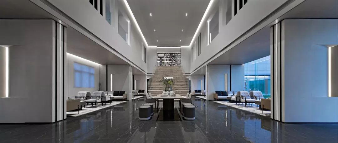 静谧高级灰 | 长沙卓越青竹湖售楼处设计鉴赏-39