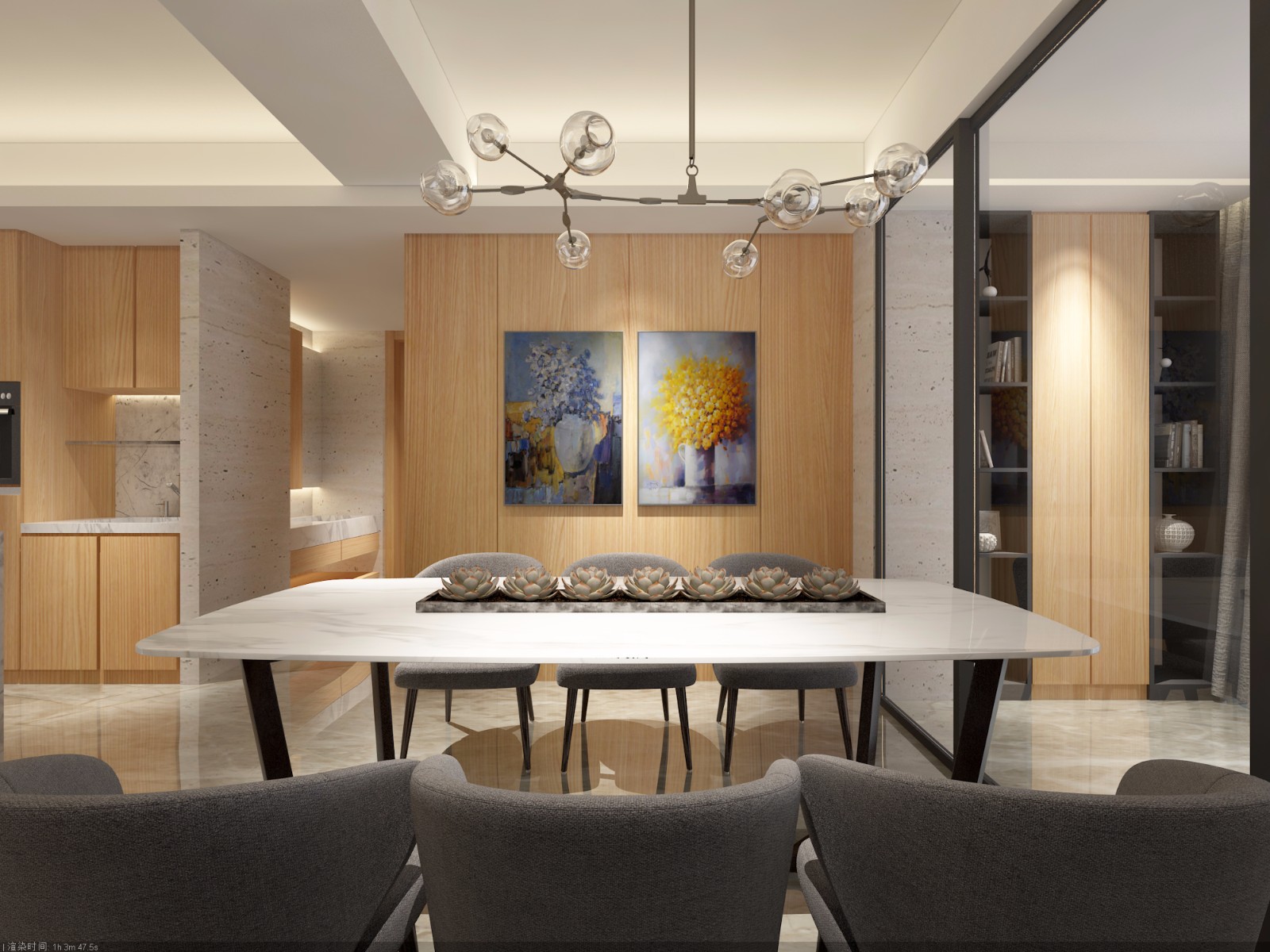 客厅 餐厅 吧台-3