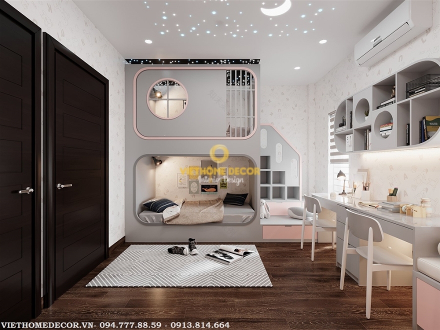 男孩女孩卧室设计丨Viet Home Decor-7