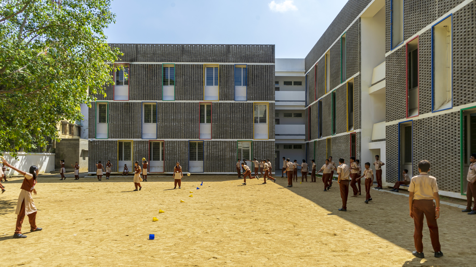 印度马哈里希 Vidya Mandir 学校丨印度金奈丨KSM 建筑事务所-20