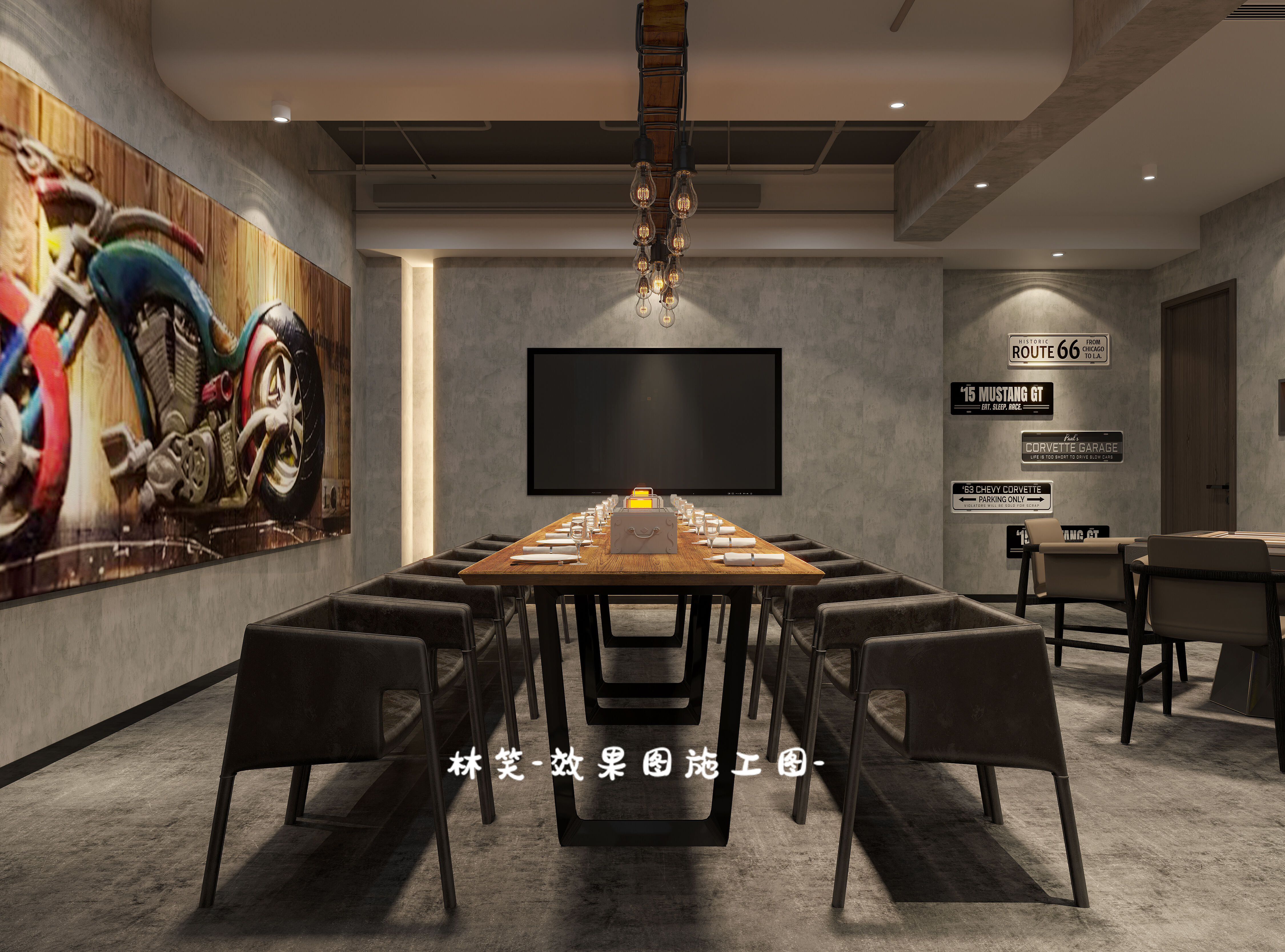 烧烤串串店装修案例-6