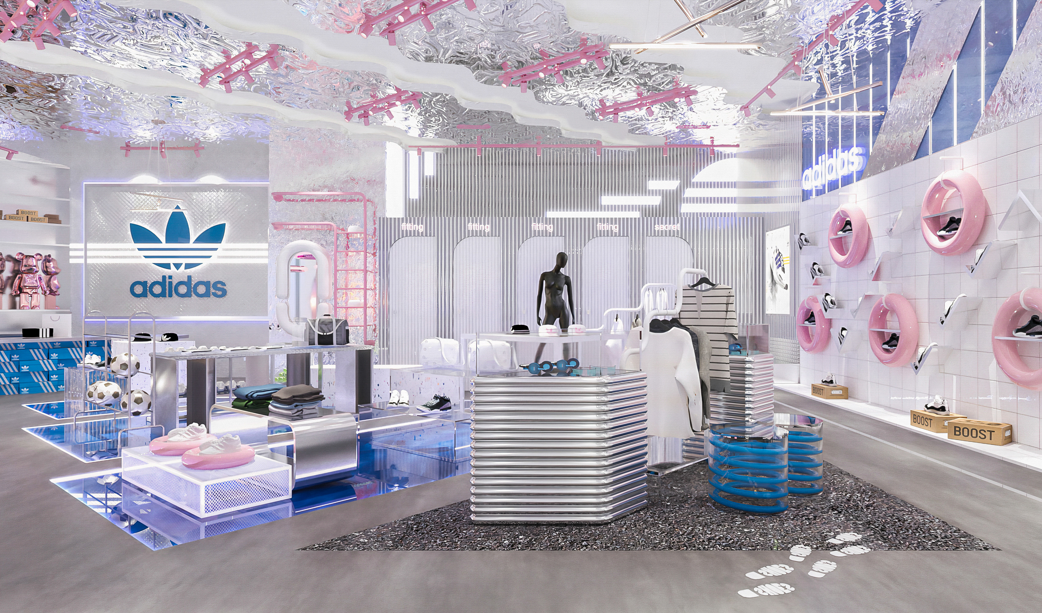 阿迪达斯店铺概念-9