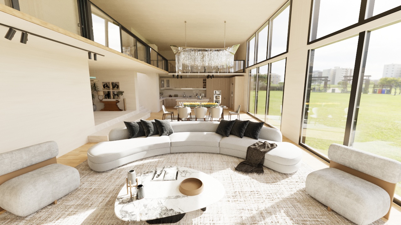 一层别墅设计丨Sally Kassem-11