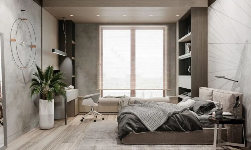 高级灰金属风格住宅丨俄罗斯丨俄罗斯圣彼得堡设计师 Gavriil Verbitsky-65