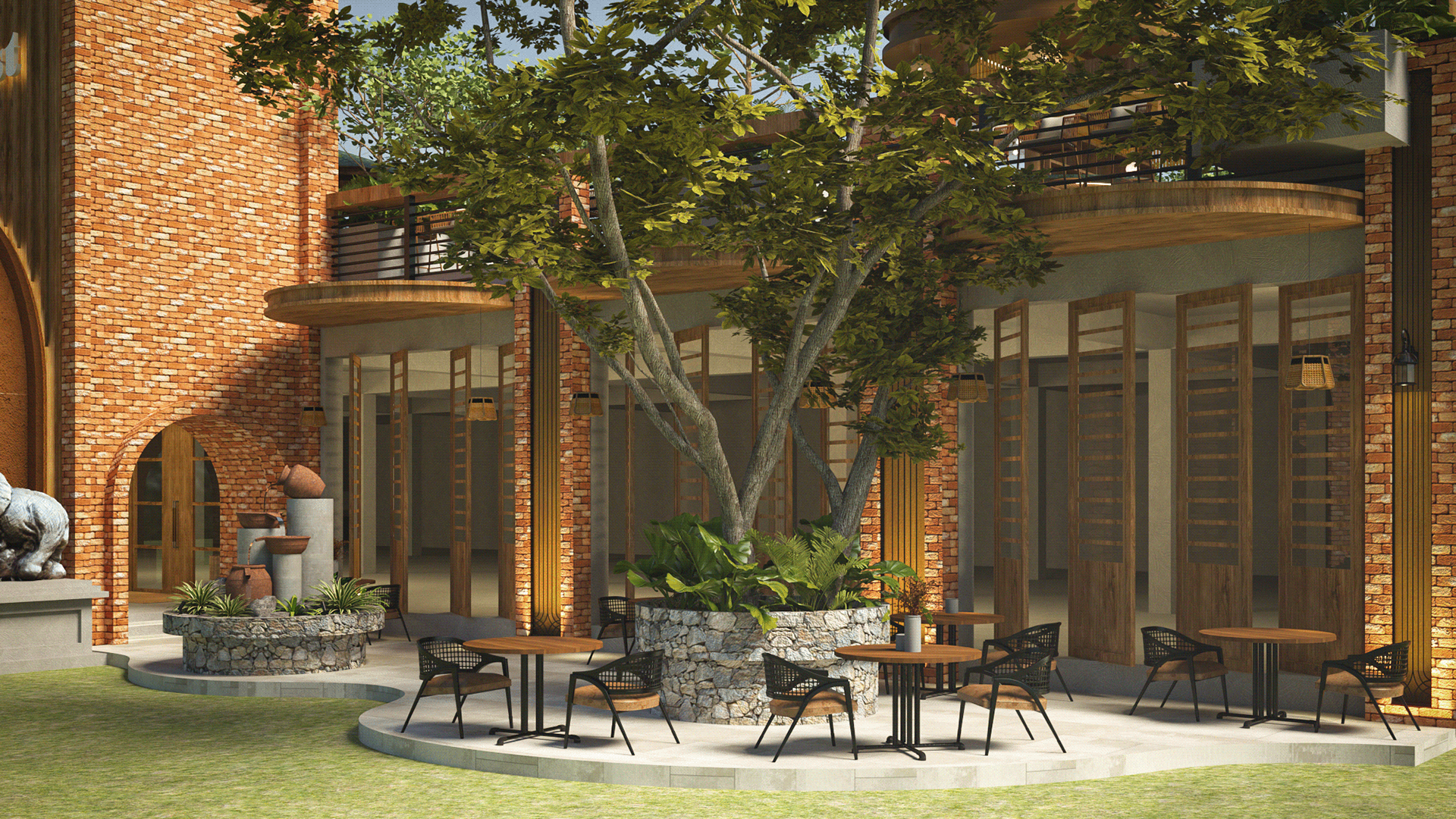 Sea Forest 餐厅丨柬埔寨蒙多基里丨The 3 Design by R&K-8