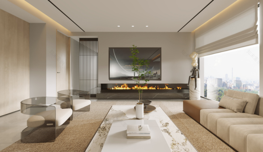 西府朗越现代奶油家居丨尚层装饰(北京)有限公司成都分公司-27