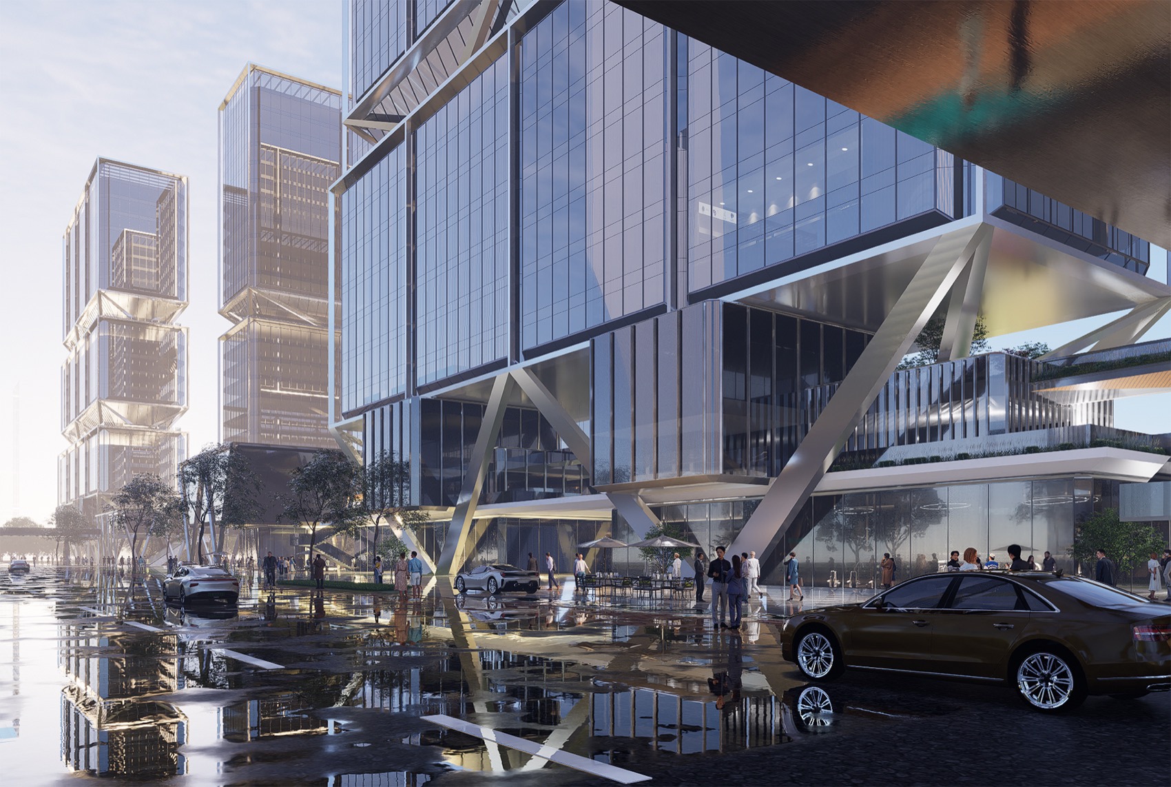 武汉长江中心C地块项目国际竞赛丨中国武汉丨line+建筑事务所-107