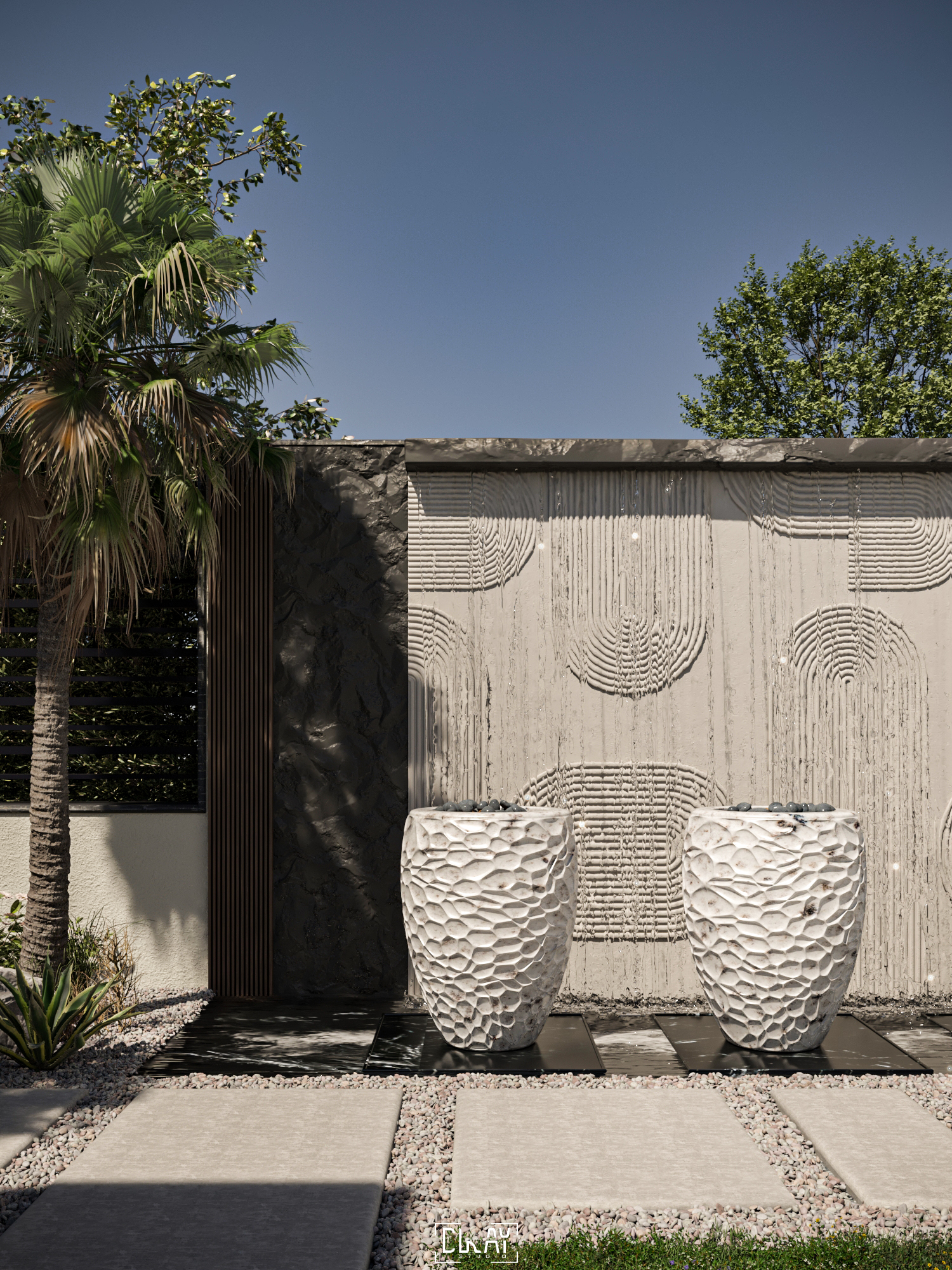 Villa Landscape 住宅建筑外立面设计丨@clay studio-17