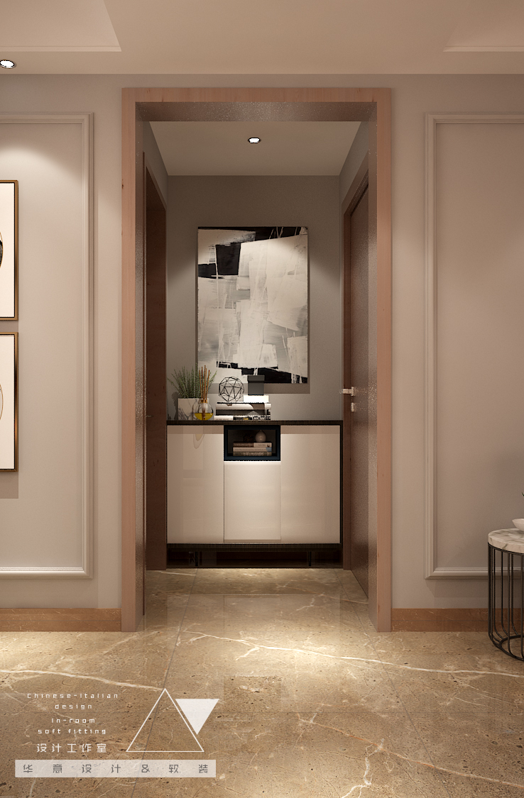 济宁绿地国际城平层洋房室内设计方案-41