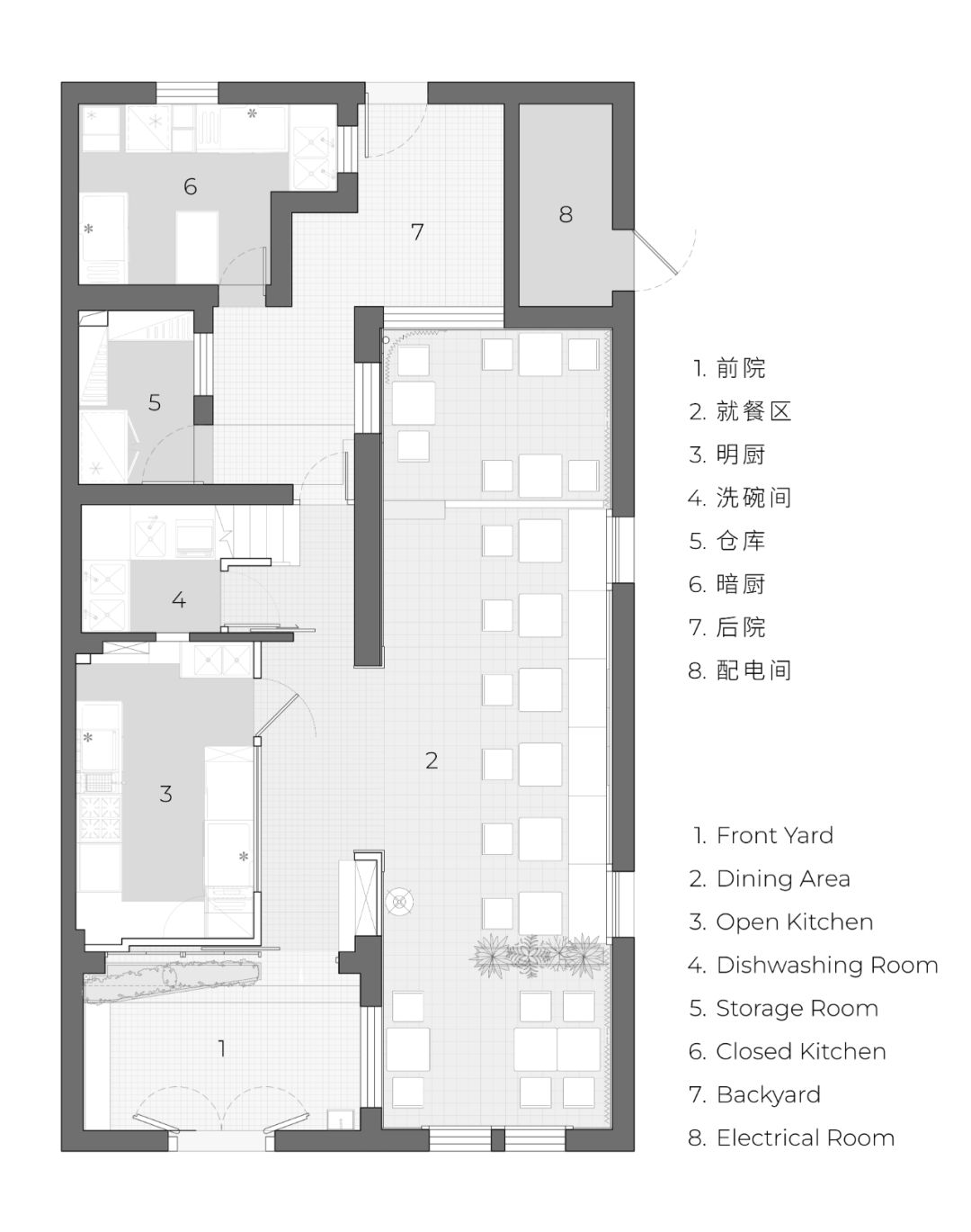 万慕设计|LESSENCE法餐厅-空间篇-161