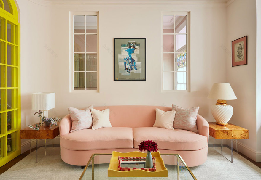 伦敦的联排别墅带有一丝巴黎式的俏皮风格-1