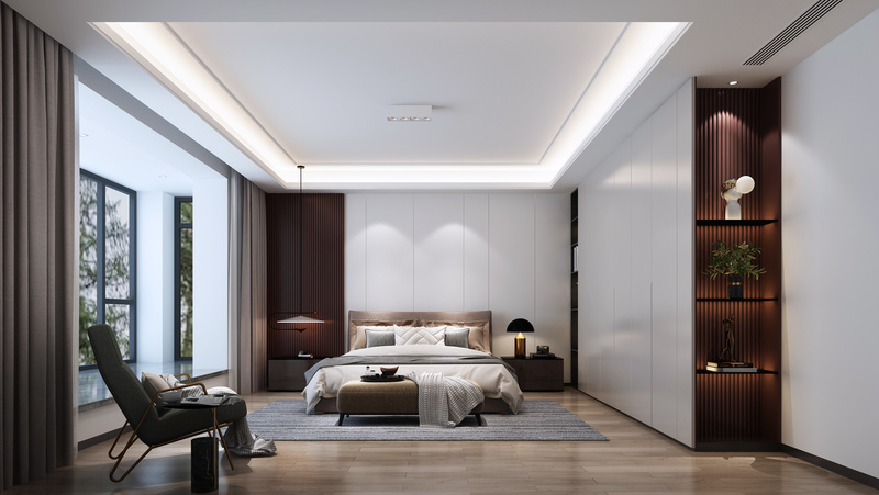 400平现代私宅别墅-12