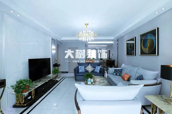 万达城 97 平轻奢风新家,优雅都市生活新定义-21