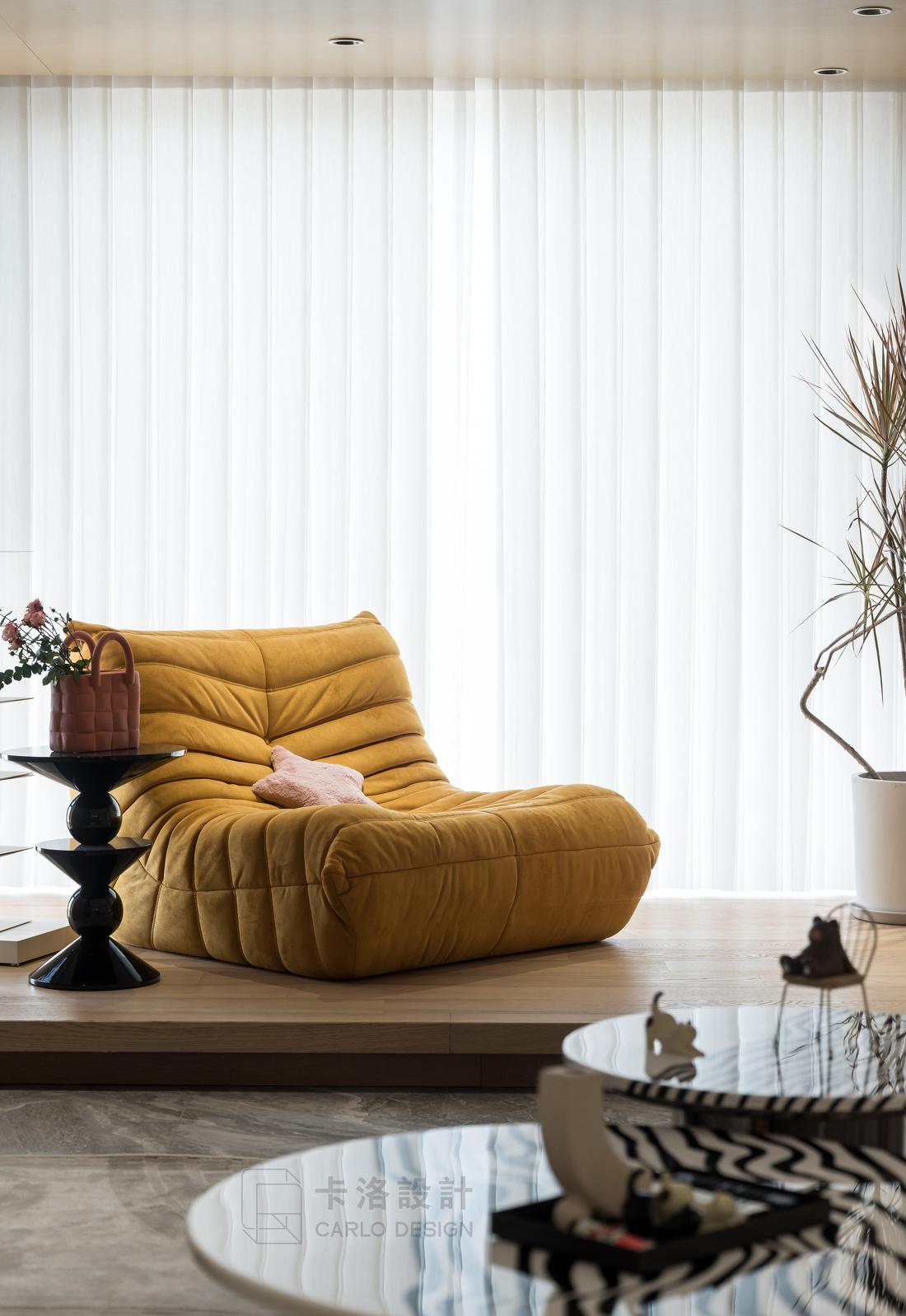 现代奢宅轻调 · 狭长户型的妙手改造-35