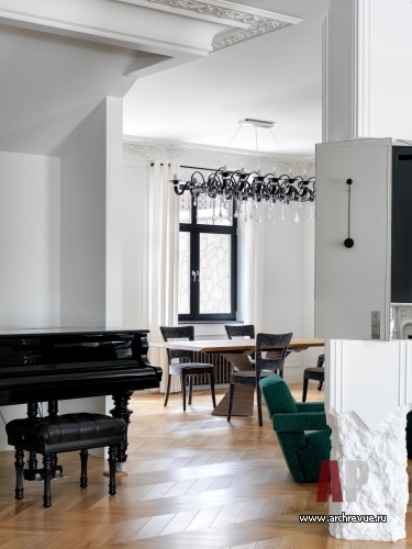 莫斯科郊外带阁楼的三层现代法式古典风格住宅丨俄罗斯莫斯科丨Шалдыбина Светлана（谢尔盖·沙尔迪宾娜）-32