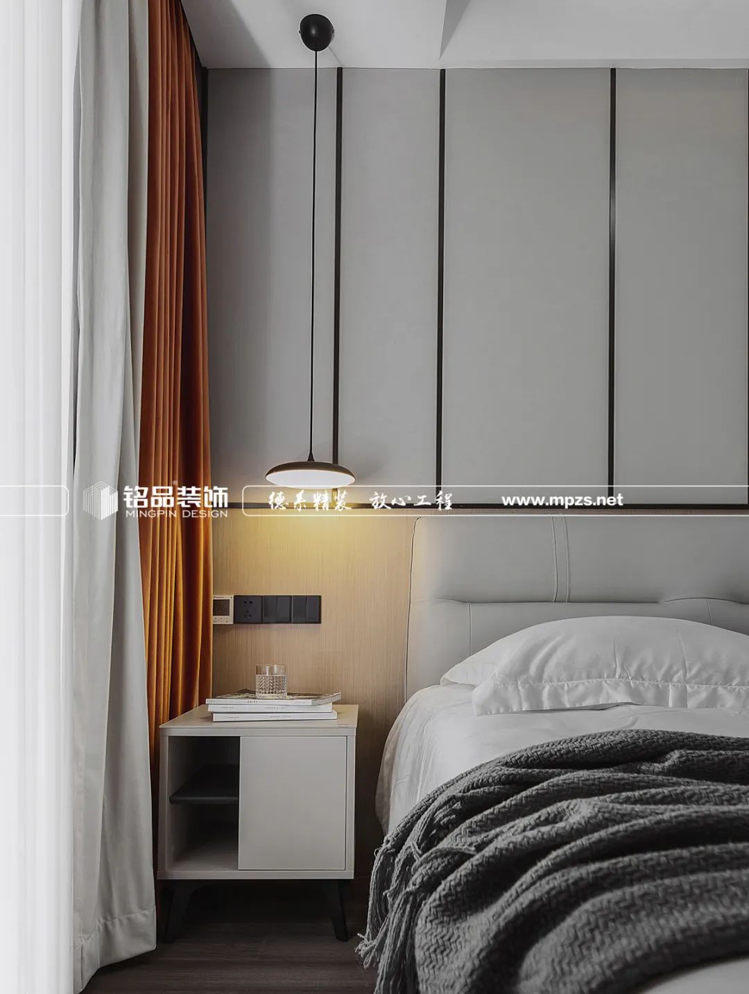 月光森林 | 130㎡现代简约，无主灯设计，3D 背景墙-51