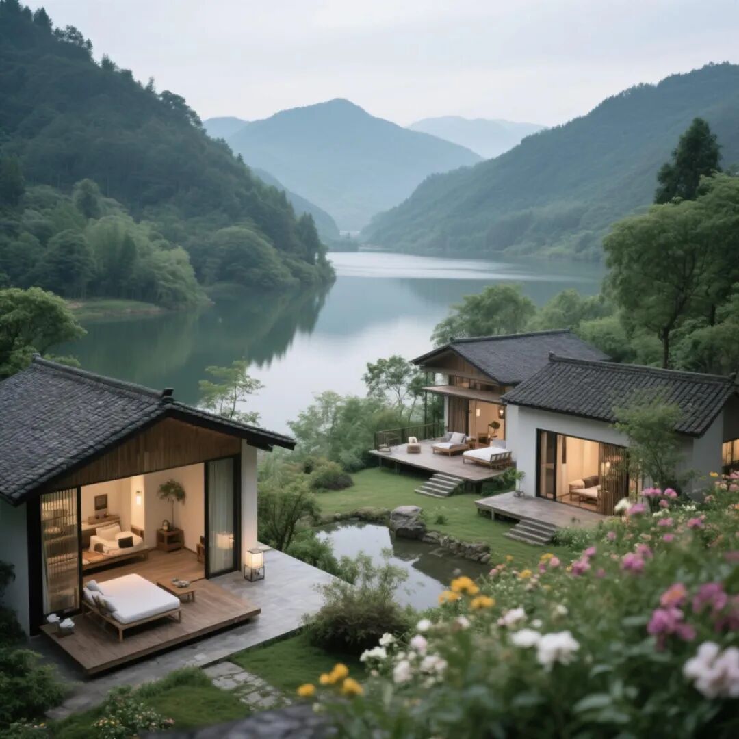 山水民宿：以设计重构疗愈生态，用空间语言诠释东方美学-1