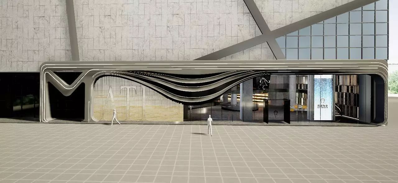 玛缇瓷磚總部展廳,開放式流動空間的設計亮點-24