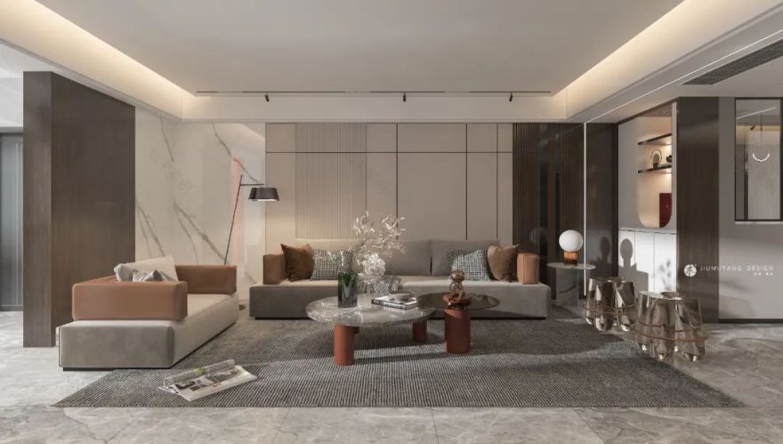 岁时从简 · 151㎡简约现代婚房设计丨中国潮州丨潮州市九木堂装饰设计有限公司-13