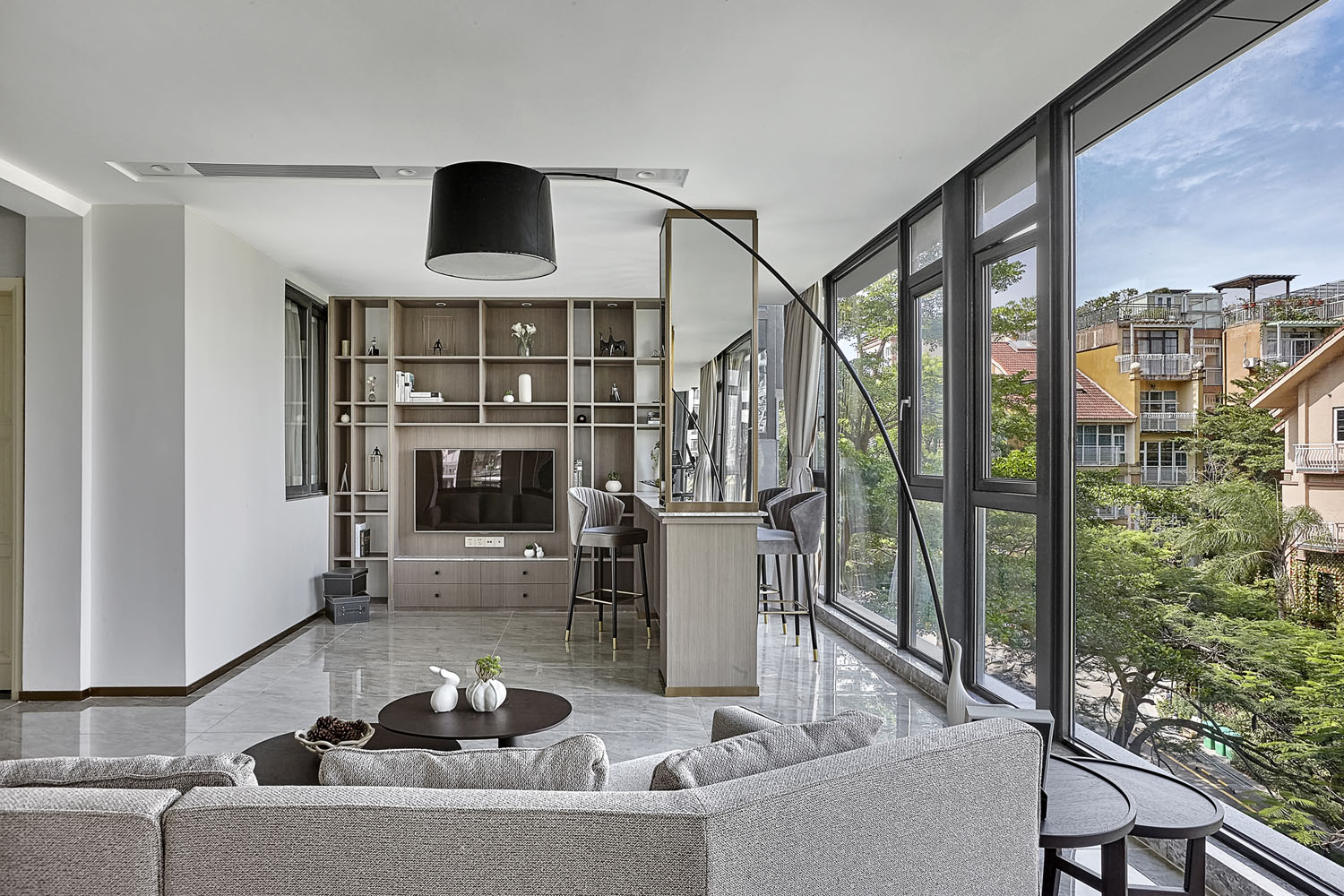 120㎡都市休闲风别墅顶层住宅-17