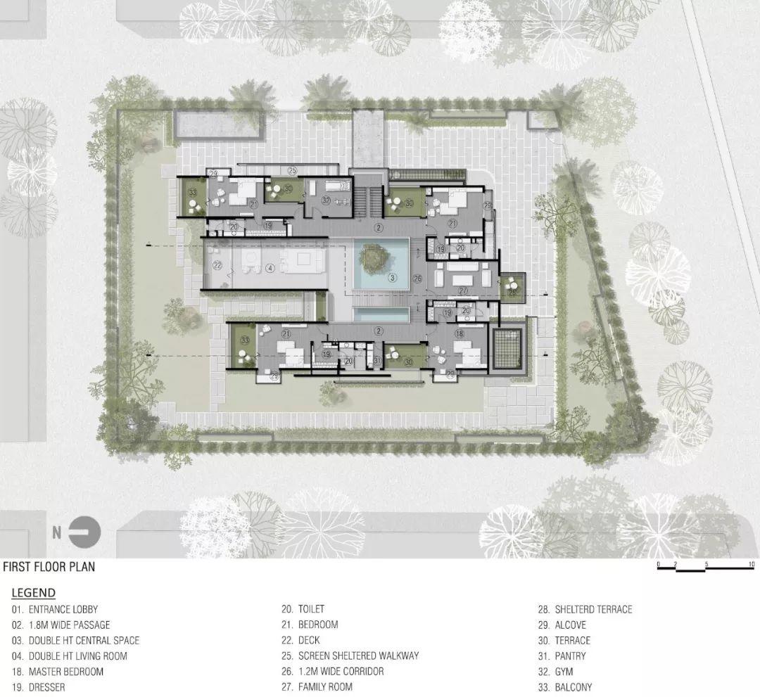 印度十八道遮屏之屋丨Sanjay Puri Architects-41