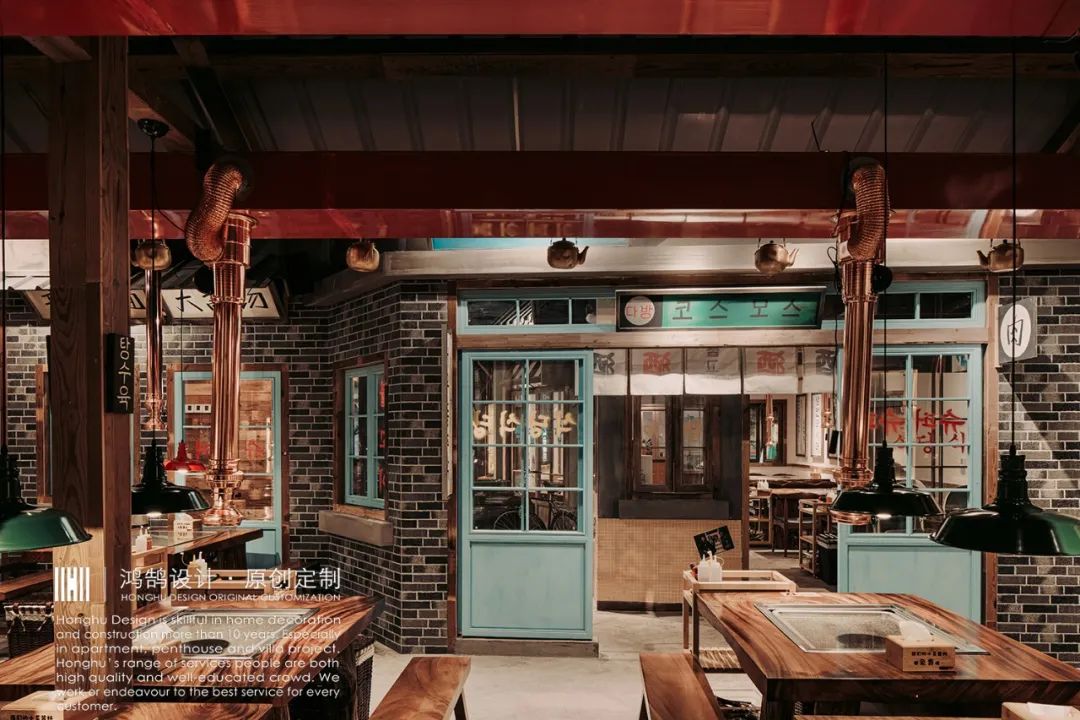 缘潭烤肉 | 复古韩国街头风情,美食与回忆的完美融合-8