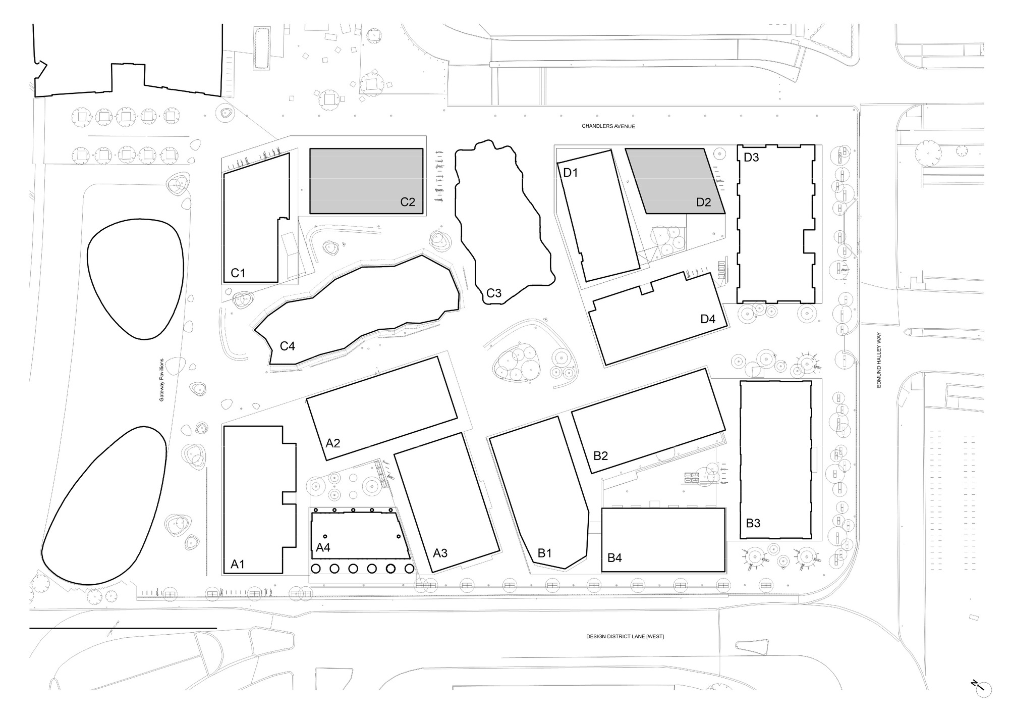 金字形神塔和菱形建筑丨英国伦敦丨Mole Architects-23