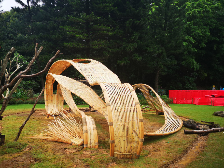 深圳 “种子”现代竹编装置-11