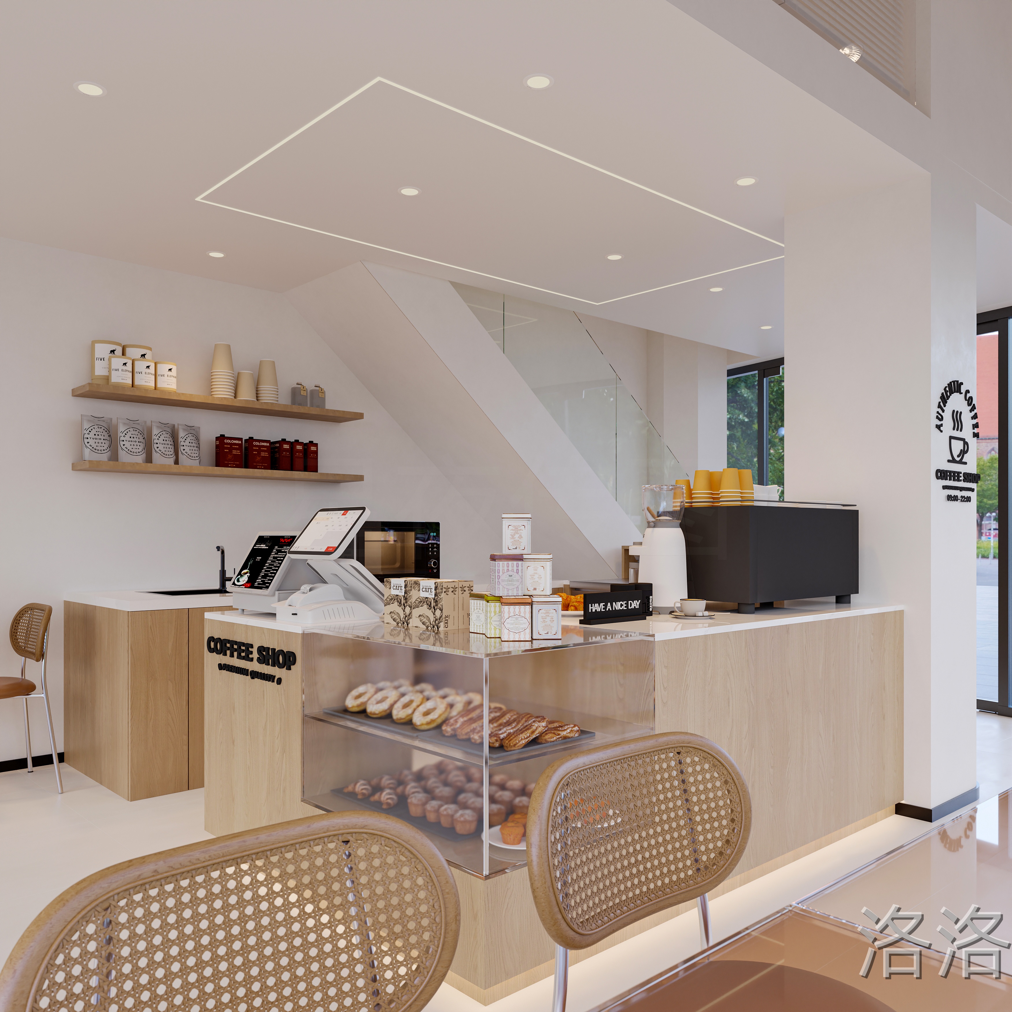 咖啡店设计——自然松弛感，邂逅城市慢调时光-3