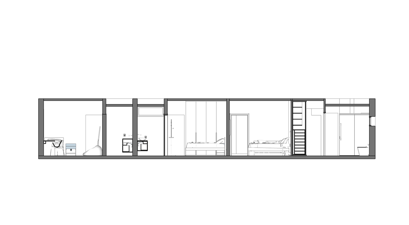 明亮现代大平层设计-40